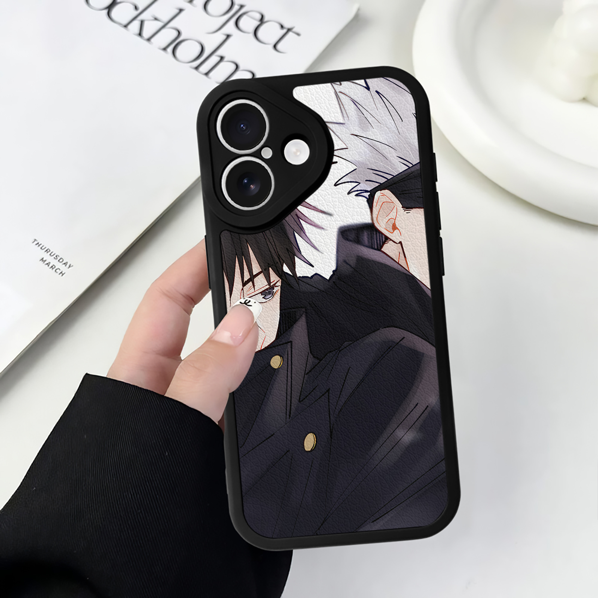 （画像用） SPY×FAMILY间谍家家酒 【iPhone 16シリーズ対応】シリコンスマホケース（レザー調） 材質：シリコン